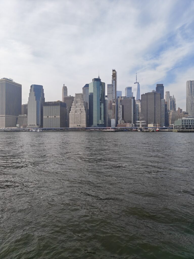 Uitzicht op Manhattan vanaf Brooklyn