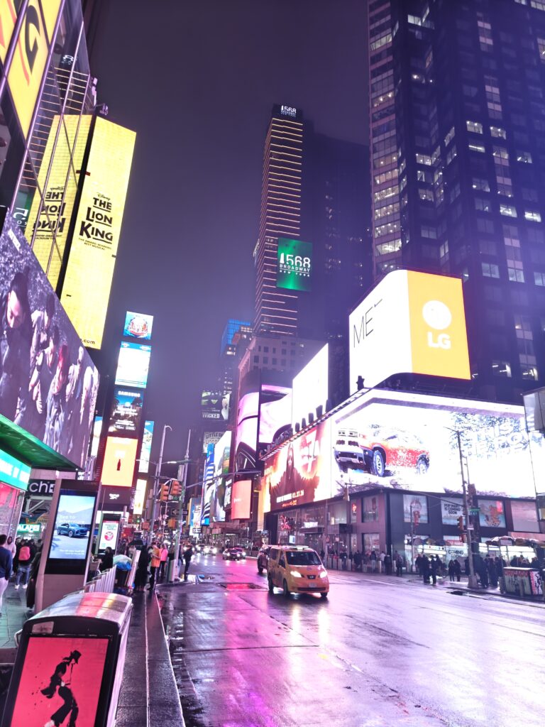 Times Square New York ' s avonds