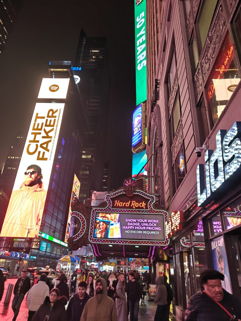 Times Square New York ' s avonds