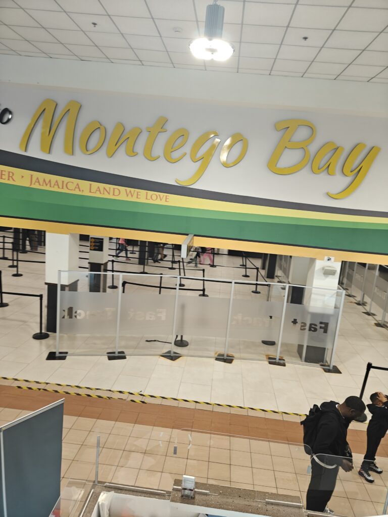 Tussenlanding Montego Bay Jamaica