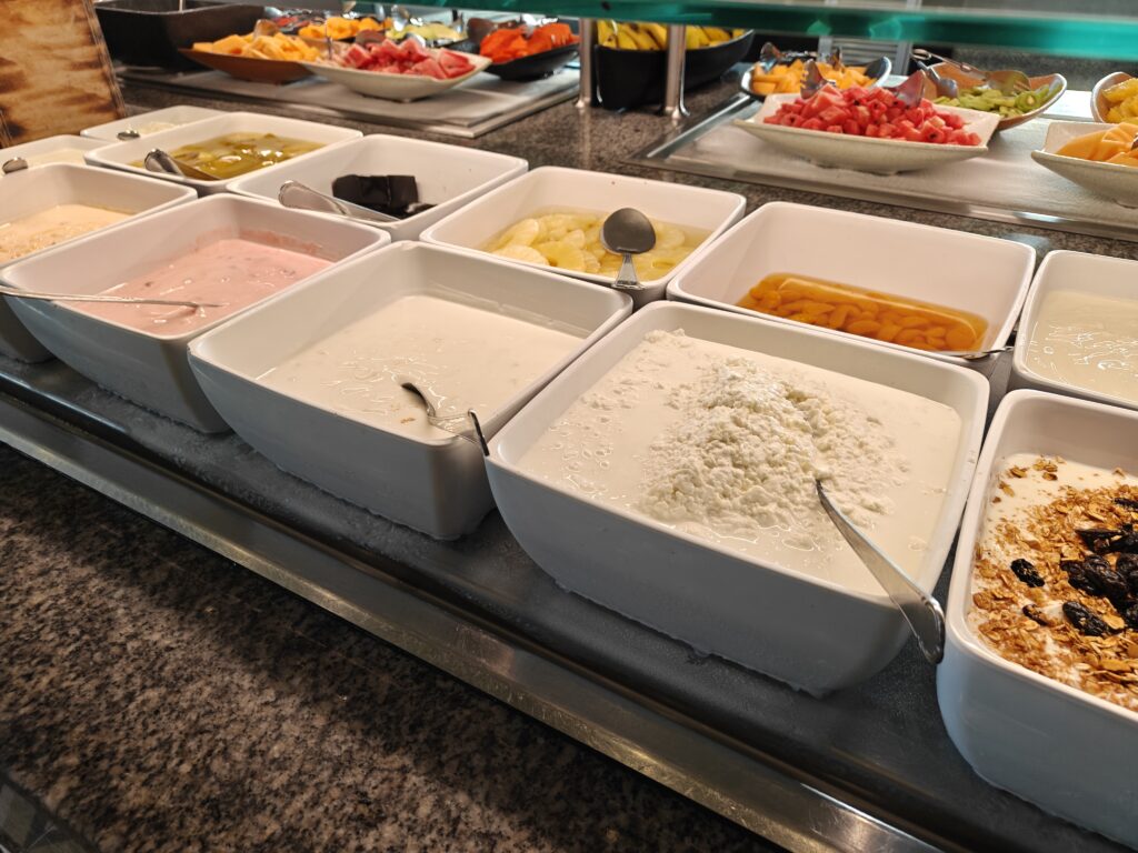 Ontbijtbuffet in Hotel Riu Latino