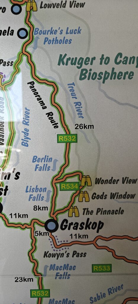 Panorama route Zuid-Afrika