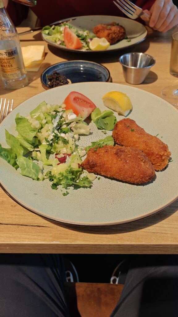 Diner in restaurant La Calèche Durbuy